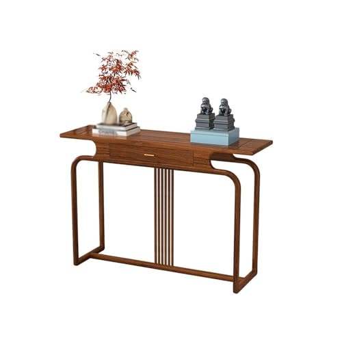MENGLI-2024 Mesa Consola Mesa Consola for Entrada con 1 cajón, Mesa de Pasillo Delgada, Mesa de sofá Larga for Pasillo Mesa de Entrada(Medio)