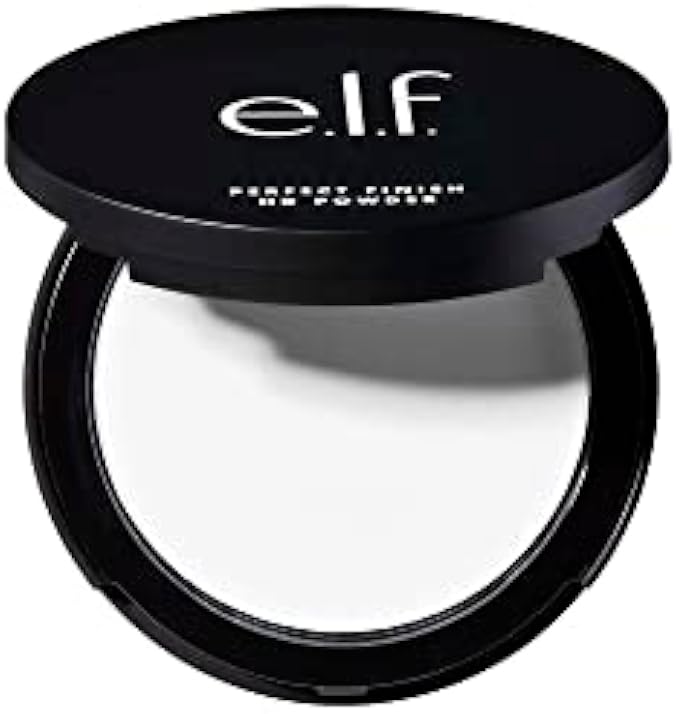e.l.f. Perfect Finish HD Powder, Blurs Fine Lines & Imperfections, All Day Wear, Perfect for On The Go, 0.28 Oz