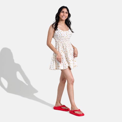 Image of Neeman's Cushers Flip Flops for Women | Powered by CushyVerse Technology for Ultimate Cushioning, Bounce & All-Day Comfort