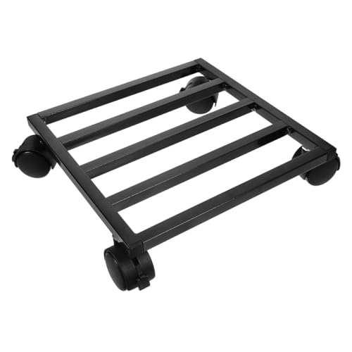 TOYANDONA Soporte para Macetas con Ruedas Bandeja Elevada Antidesbordamiento Soporte Móvil para Plantas de Interior y Exterior Fácil de Mover Jardín y Hogar