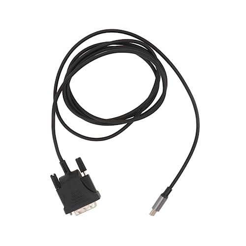 Cable adaptador tipo C DVI antiinterferencias Lurrose cable de conexión pc