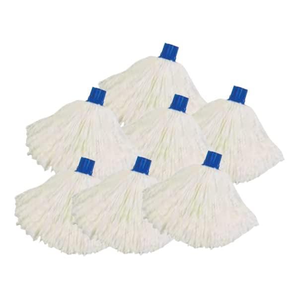 MSV Pack de 24 paños de Repuesto para fregona en Microfibra Altamente Absorbente - Punta Hexagonal