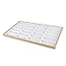 UNNS Porte-Lunettes 24 Verres de Vervet de Grille Lunettes d'affichage Lunettes de Soleil Pouions de Rangement Boîtes de Rangement de Supports de Rangement (Color : Inner White)