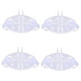 BCOATH 4pcs Isolation Plate Suction Cup Clamp Aquarium Isolation Plate Suction Cup Divider Sheet Aqu