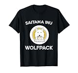 Saitama Inu Wolfpack Round Moon T-Shirt