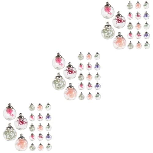 DIYEAH 60pcs Dried Flower Adornments Miniature Flower Ball for Decor Diy Home Decor Supplies