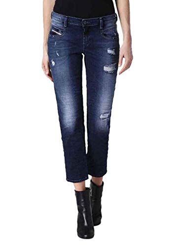 Diesel Belthy-Ankle 084IJ Damen Jeans (25W / 32L, Blau)