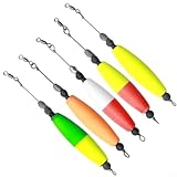 Ensemble de 5 pièces : cet ensemble de pêche comprend 5 flotteurs très sensibles et accrocheurs, conçus pour une pêche efficace avec le poisson-chat et d'autres espèces.