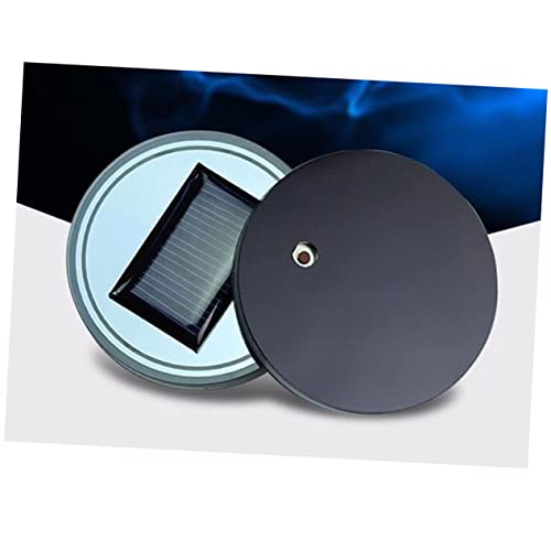 Portavasos LED solar rojo impermeable para carro miniatura 6