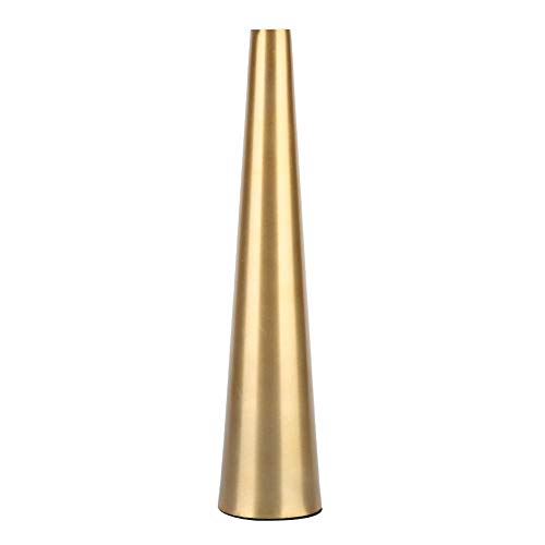 KEYREN Konische Form Metall Schreibtisch vase Dekoration Rose blumenhalter Tasse Wohnzimmer Studie Handwerk modernen minimalistischen Stil leichte Matte Gold metallic Glanz Cover