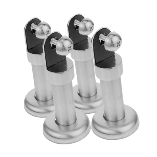 Pieds de support pour cloison de toilettes Magiclulu en acier inoxydable x4