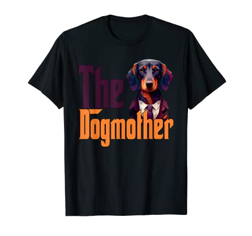 Bassotto Cane Mamma Dogmother Cani Mamma Madre Maglietta