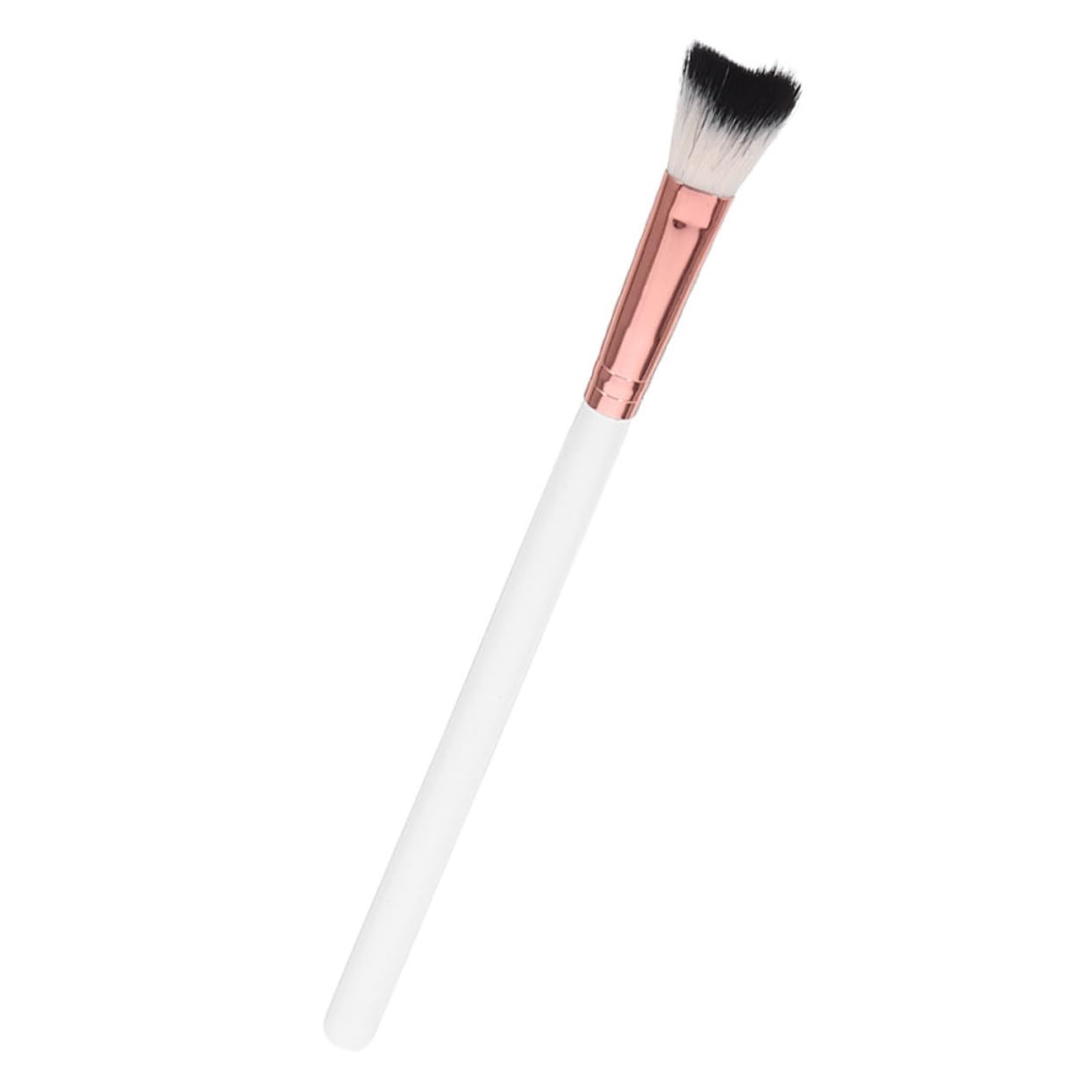 Highlighter Makeup Brush for Nose Soft Bristle V-Shaped Blending Tool Portable Face Brush for Women for Contouring and Highlighting