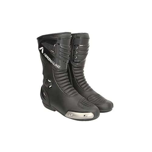 ADRENALINE Men's 1 Motorradstiefel, Schwarz, Größe 44