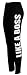 Crazy Girls Womens Work Out Like A Boss Print Side Text Stretchy Leggings Trousers