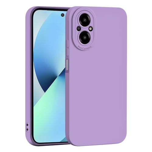 WBWONE Funda para Realme C67 4G, Cámara Todo Incluido Case Suave TPU Silicona Carcasa Antigolpes Caso Resistente a los Arañazos - Púrpura