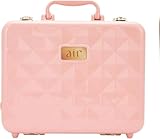Air Makeup Beauty Box - Make up Bag with LED Lighted Mirror, Professional Mini/Large Cosmetic bag Organizer - Portable Vanity & Makeup Case for Travel (Beauty Box, Blush Pink)