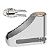 Lucchetto Antifurto Moto Bloccadisco, Allarme Freno a Disco Blocco Antifurto, Blocca Scooter Blocca Disco Moto, per Scooter Elettrico, Bici, Moto (Argento)