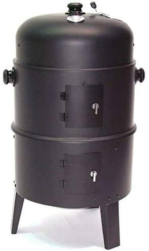 D&L 56512 - Barbecue a carbonella, 3 in 1, affumicatore