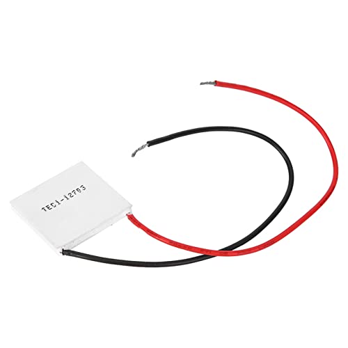 Enfriador Termoeléctrico Peltier, TEC1-12703 12V 3A Módulo de Placa de Enfriamiento Enfriador de Disipador de Calor Peltier Elemente de 40 x 40 mm, Disipadora Calor Heatsink Thermoelectric Cooler