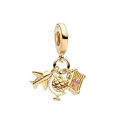 Airplane, Globe & Suitcase Triple