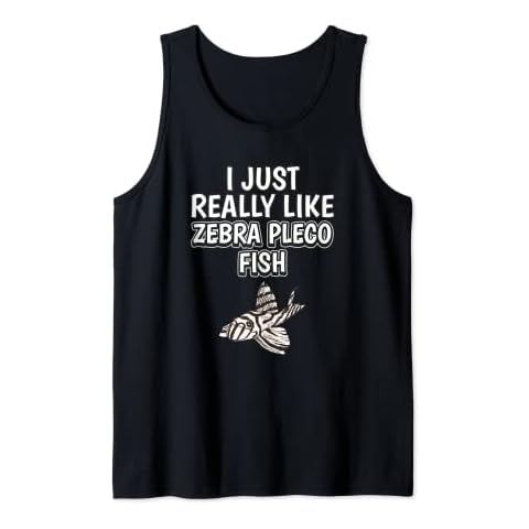 Fish Quote I Just Really Like Zebra Pleco Fish Tank Top Cover