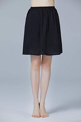 Image of BEAUTELICATE Womens Half Slip 100% Cotton Vintage Underskirt in 3 Lengths