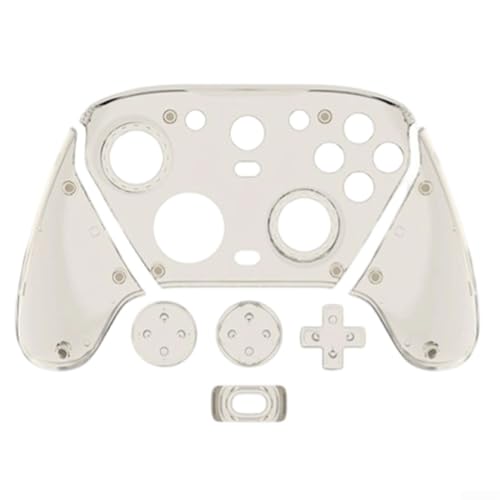 Aetluxery Coque de protection pour manette GameSir G7 Pro, coque rigide transparente étanche, sans boutons bloquants, pour manette GameSir G7 Pro (gris transparent)