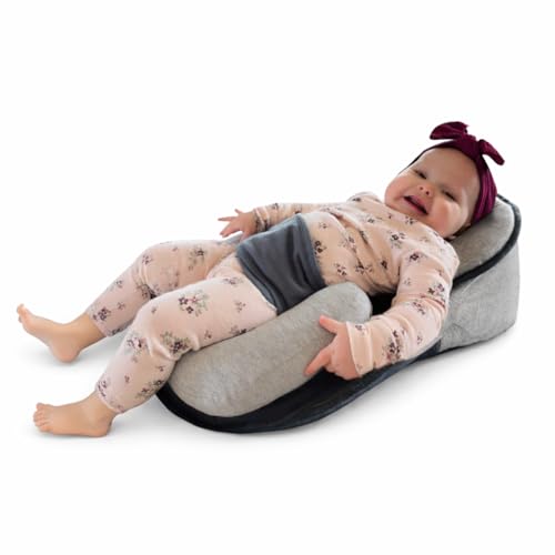 Image of KEESLEY Baby Support Cushion for Supervised Play and Feeding Soft Infant Lounger Pillow.