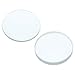 PATIKIL 10cm Focal Length 40mm Double Convex and 10cm Focal Length 40mm Double Concave Lens 1 Set, 2 Pack Glass Optically Polished Round Edges Lens for Physics Experiment Classroom, Clear