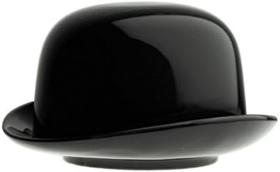 Bowler Hat Ceramic Sugar Bowl Black