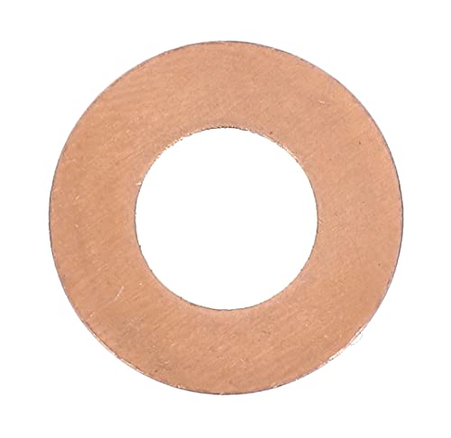 Restagraf Joint de Bouchon de Vidange d=10,2x20,5x2 mm Cuivre Plat (Pack de 3 Pcs) Cover