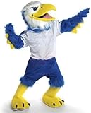 FurryMascot Premium Eagle Hawk Mascot Costume Mascot Costume Animal Hawks Birds School Suit (Large)