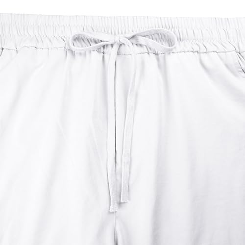 Utility Cargo Pants for Men Lightweight Classic Elastic Waist Drawstring Relaxed Fit Tapered Jogger Work Sweatpants3