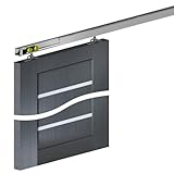 SLID'UP 160 Schiebetürbeschlag, mit Schiene 200 cm, für 1 Tür bis 60 kg