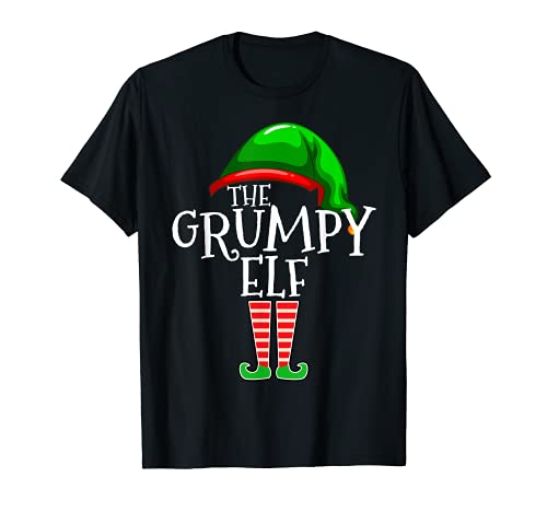 Cadeau de Noël amusant avec inscription The Grumpy Elf T-Shirt