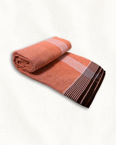 Image of Self Design Blended Solid cotton lungi for men | Daily Wear, Home Wear & Relaxation | 2 Meter | Unstitched