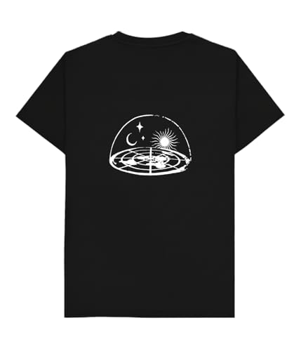 Image of Yoongi Busan Concert The Earth is Flat Don't You Know That? Unisex Regular Fit Black T Shirt for Men & Women