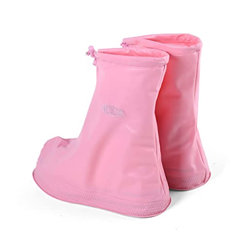 BESPORTBLE Reusable Rainproof Overshoes Children's Shoe Covers Rain Boot Covers Non-Slip Sole
