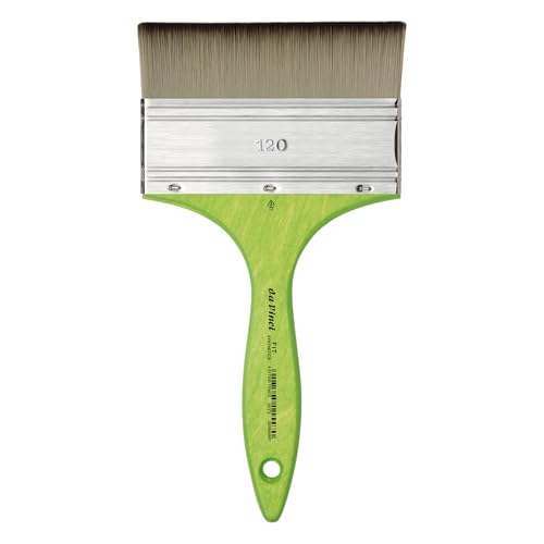 da Vinci, FIT SYNTHETICS, Series 5073, Modler (wide), acrylic, watercolour, oil, for canvas, metal, paper, fabric, wood, priming, short handle, made in Germany, size 120