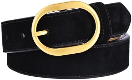 Women's Genuine Suede Belt for Jeans Dresses Pants Fashion Ladies...