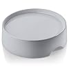 CatGuru Food Table for Cat Bowls, Elevated Feeding Station for Cat Food Bowl, Raised Stand for Pet Food and Water Bowls, Pet Feeder for Indoor Cats, Stress Free Stand for Pet Dishes or Plates (Grey)
