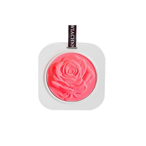 Ambientador para auto en forma de flor aroma rosa miniatura 1