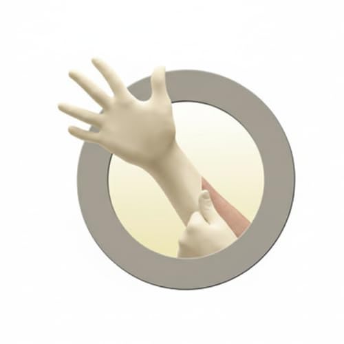 Microflex MF-300-S Diamond Grip Latex Exam Gloves Small Powder Free 100/Bx