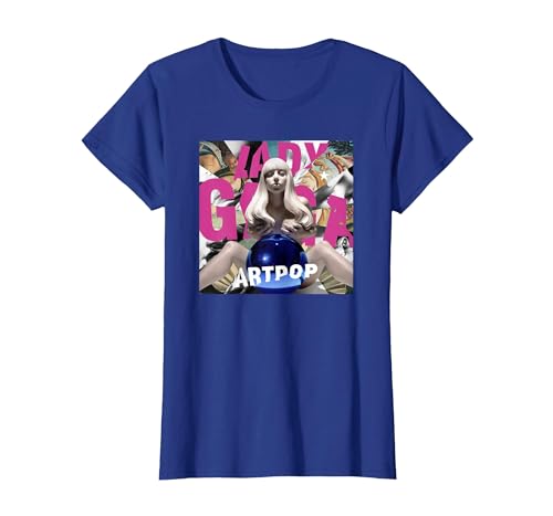Ufficiale Lady Gaga Artpop Maglietta, Donna, Blu Reale, XXL