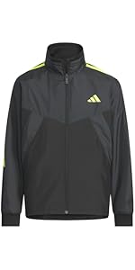 Amazon | [アディダス] ジャージトップ キッズ デニム 総柄