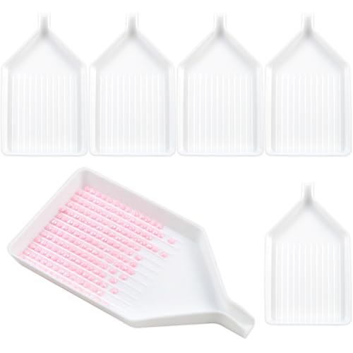 6 PCS Plastic Diamond Painting Bead Sorting Trays Durable Craft Accessories for DIY Diamond Art Nail Art & Phone Decoration