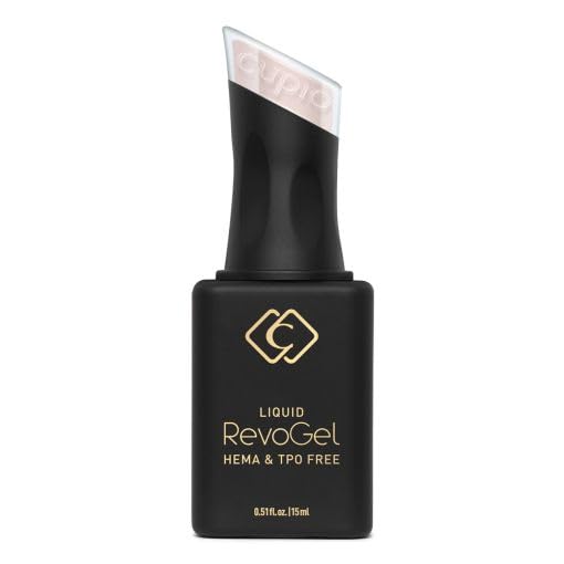 Cupio RevoGel Líquido – Buttercup 15 ml – Polygel líquido profesional para construcción, relleno y técnica no file, autonivelante, modelado preciso