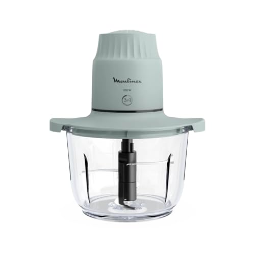 Hachoir Moulinex DJ6031 – 500W, Bol 1L, Lames Acier Inox, 2 Vitesses - vue 4