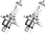 Osram H4 Glühlampe Fernscheinwerfer 60/55W Fernlicht Birne 64193-1BL (Packung mit 2)